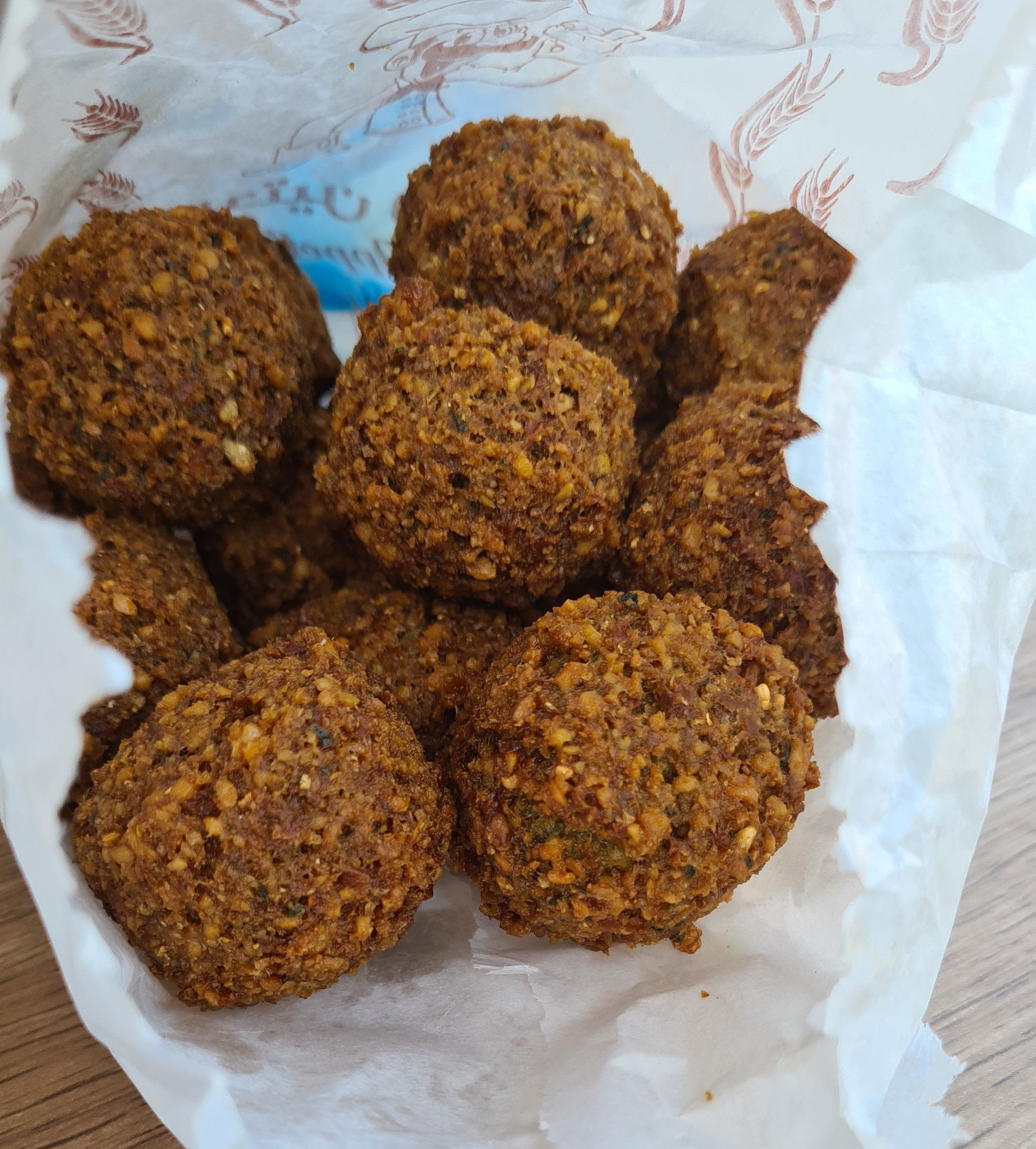 A photograph of Jerusalem falafel